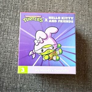 McDonald's 2025 TMNT x‎ Hello Kitty & Friends Toy #3 My Melody x Donatello